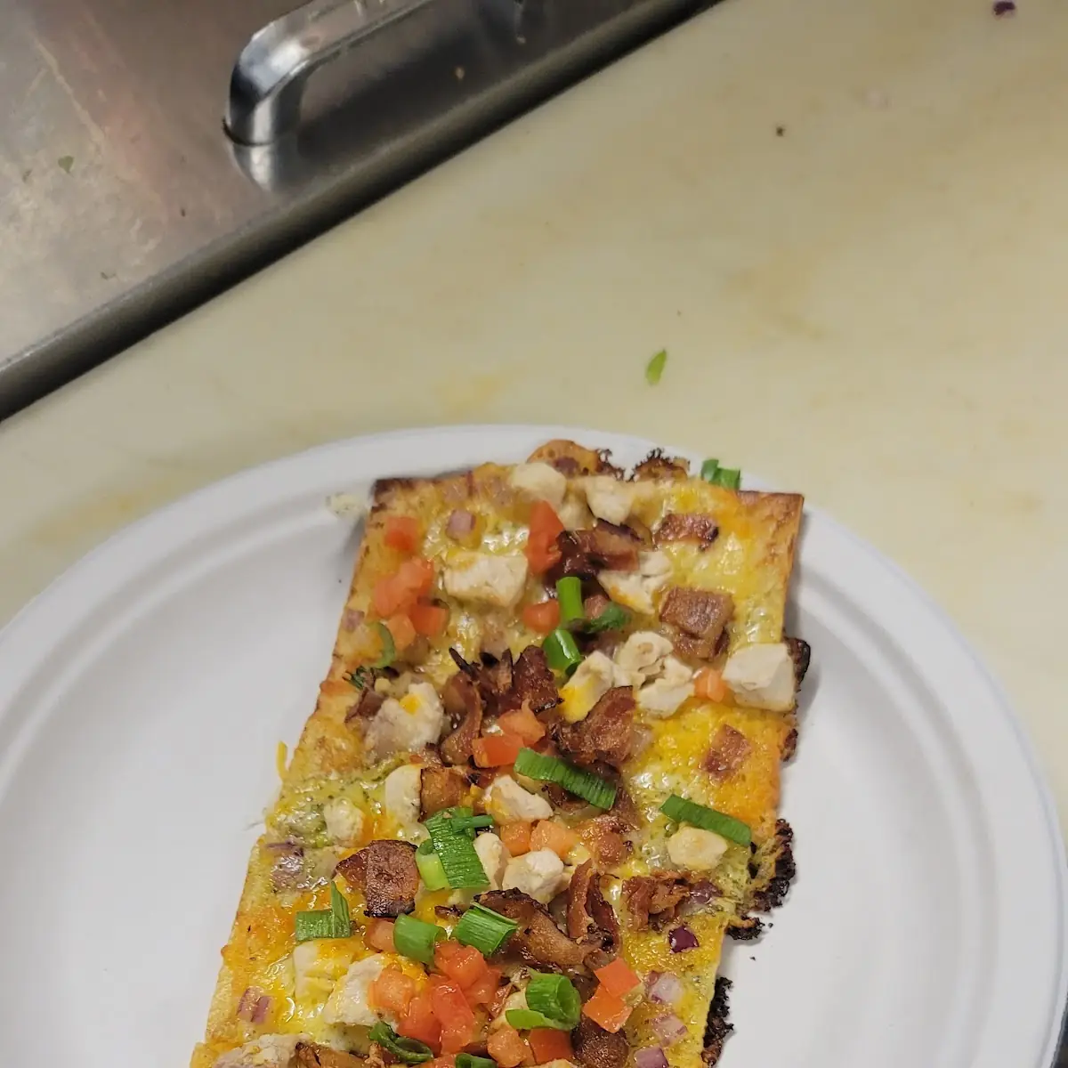 Chicken Bacon Ranch Flatbread