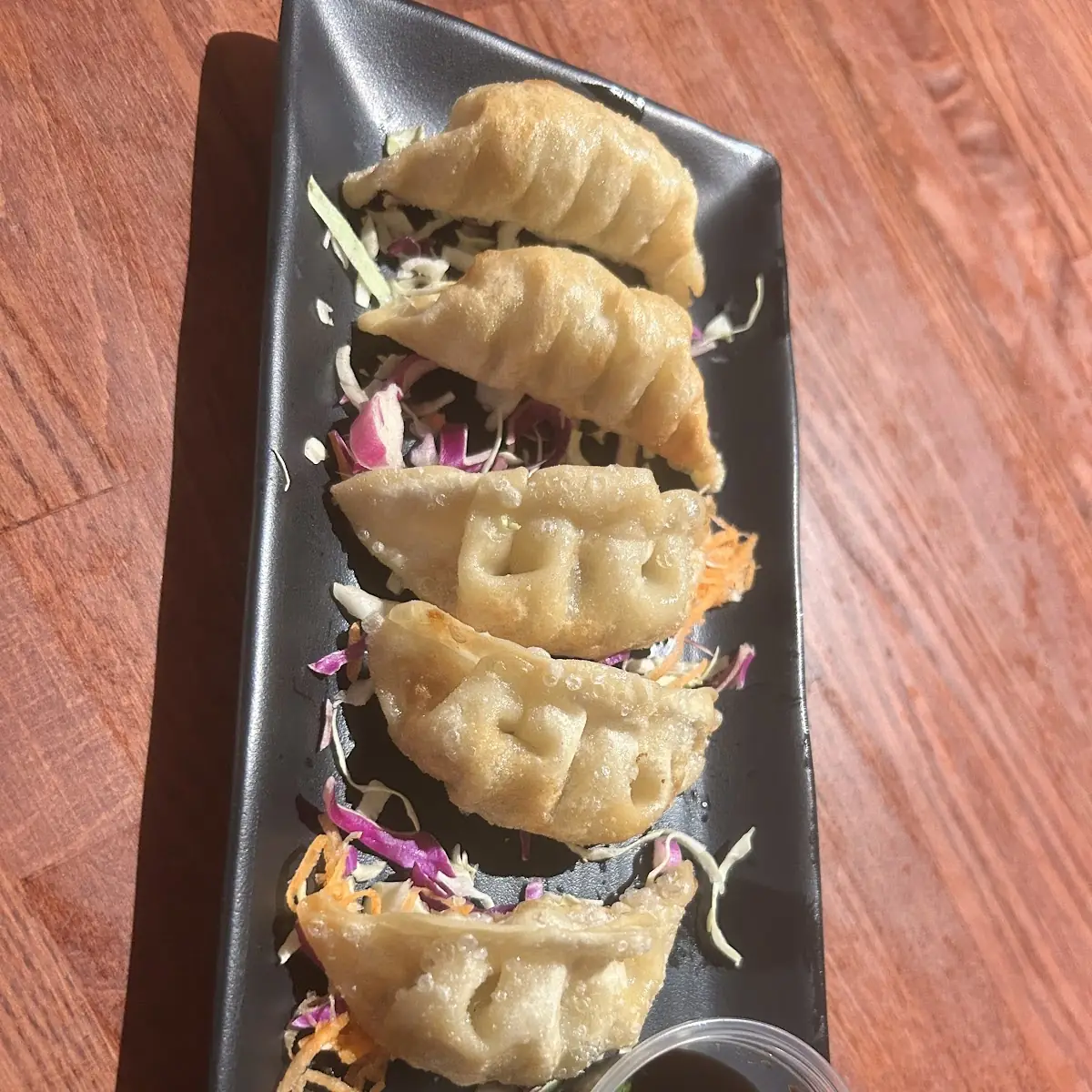 Crispy Fried Pork Dumplings with Sauce