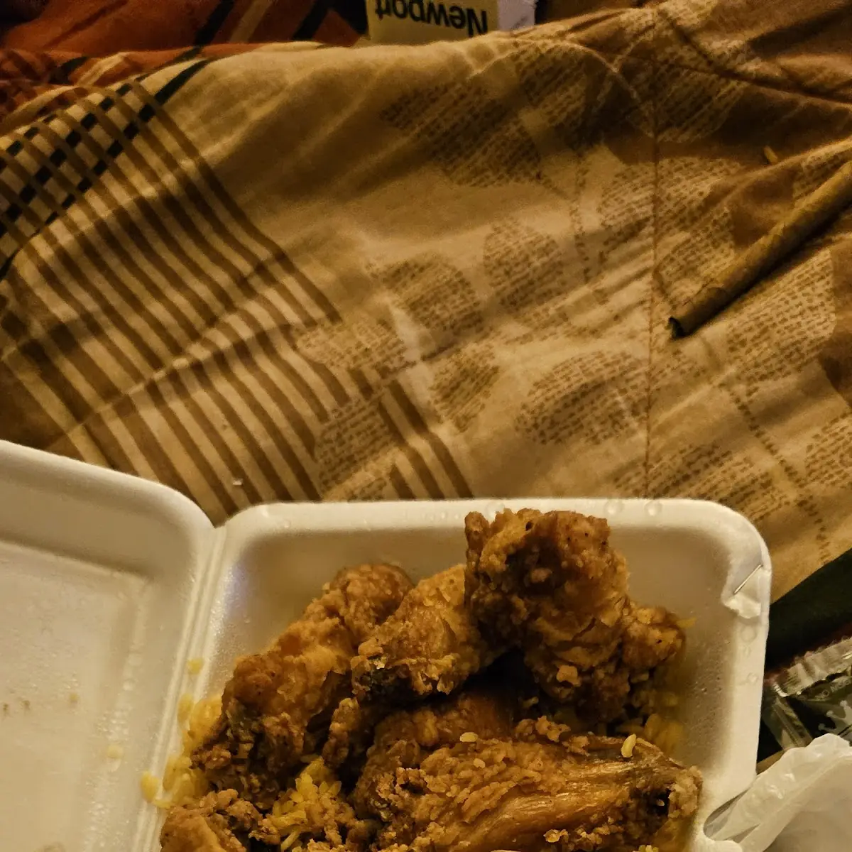 Beef Fried Rice & Chicken