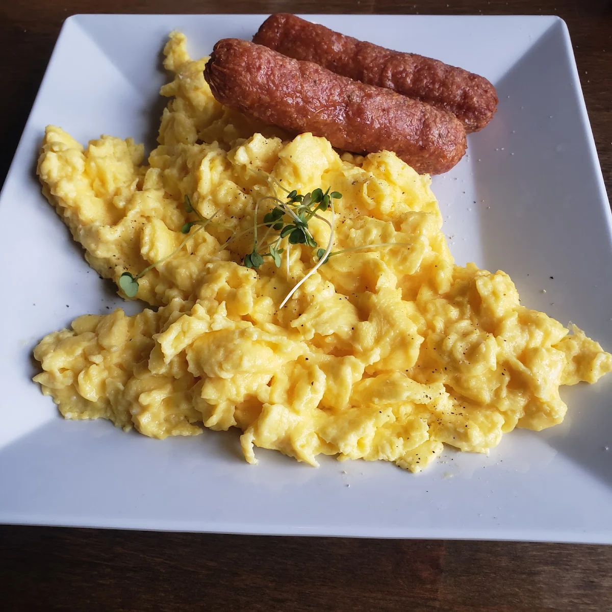 Scrambled Eggs with Sausage