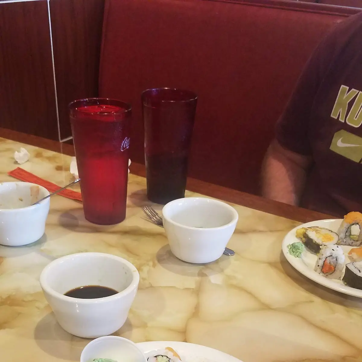 General TSO's Chicken and Sushi Appetizer