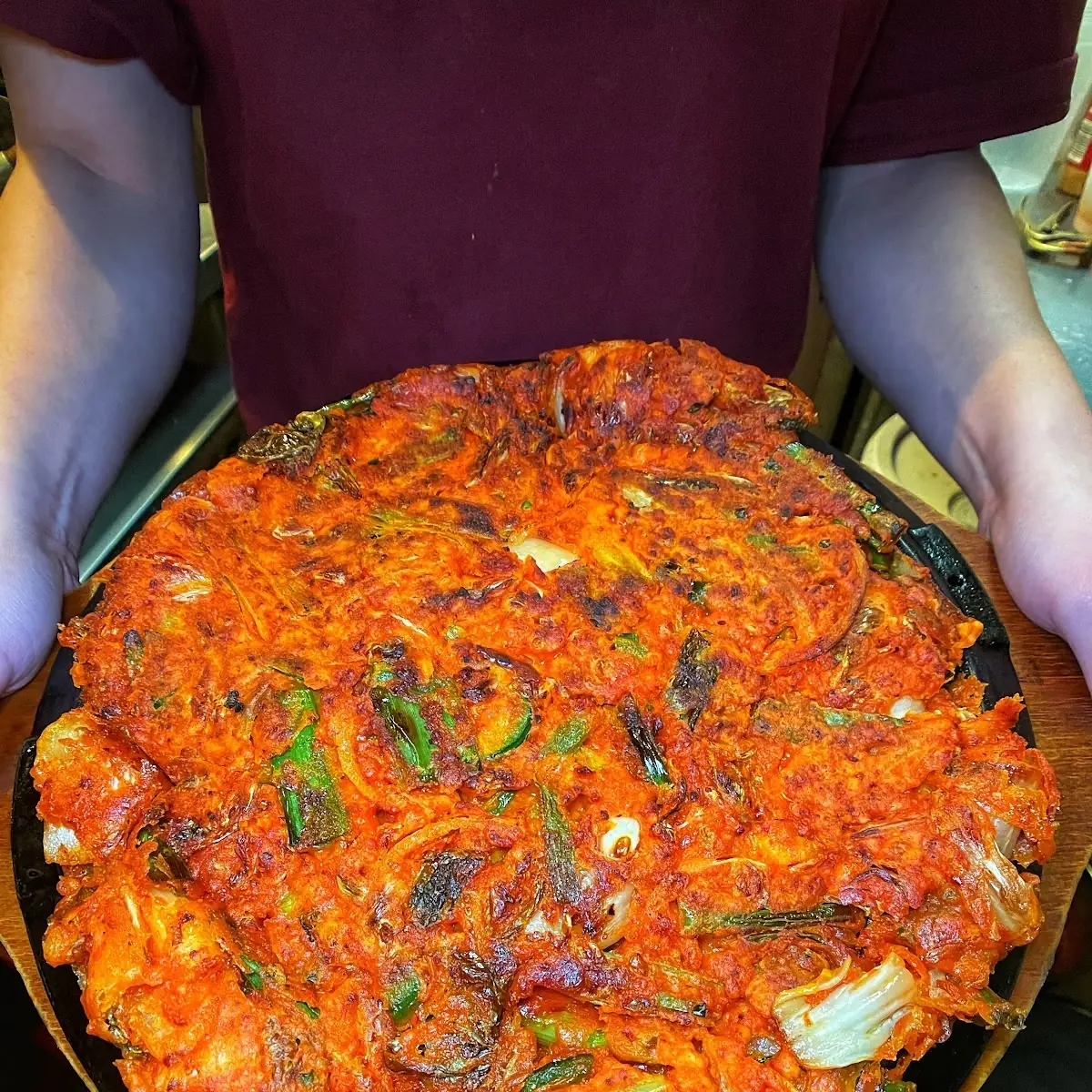 - Kimchi Pajeon