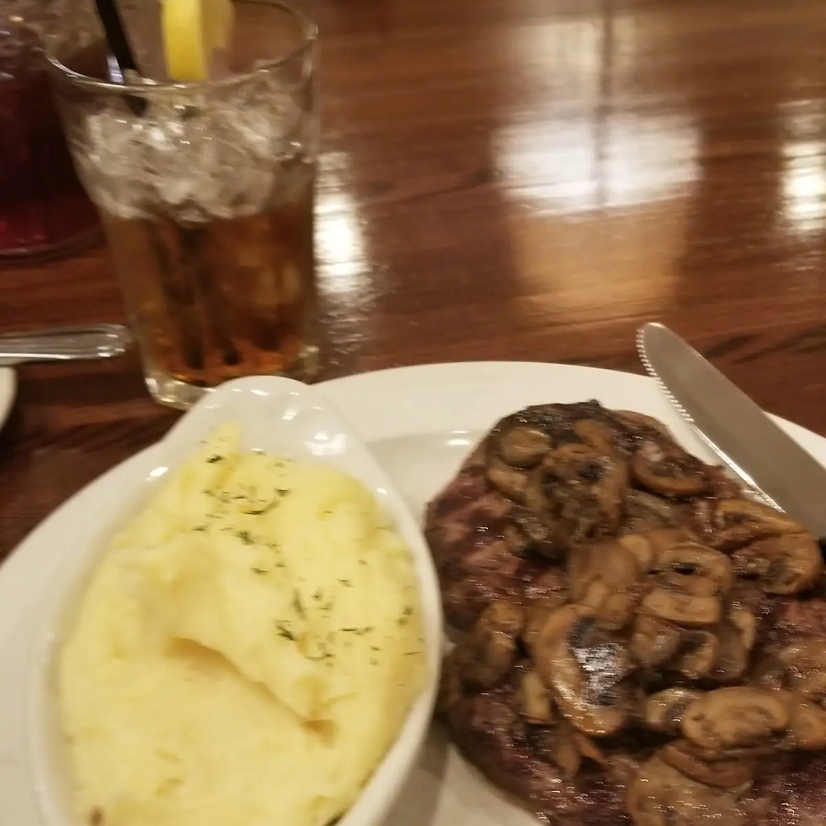 Steak and Mashed Potatoes