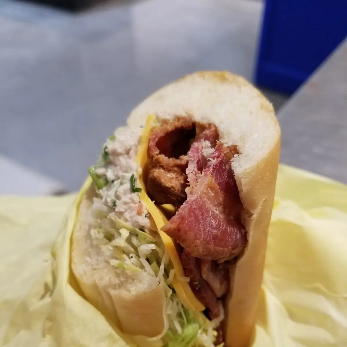 Bacon and American Cheese