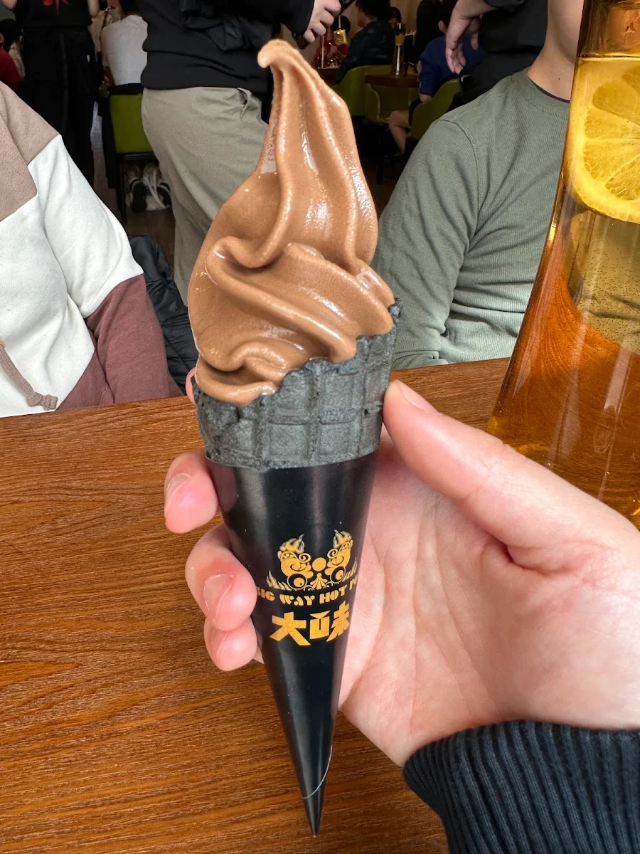 Chocolate Ice Cream, Big Way Hot Pot (Kerrisdale)