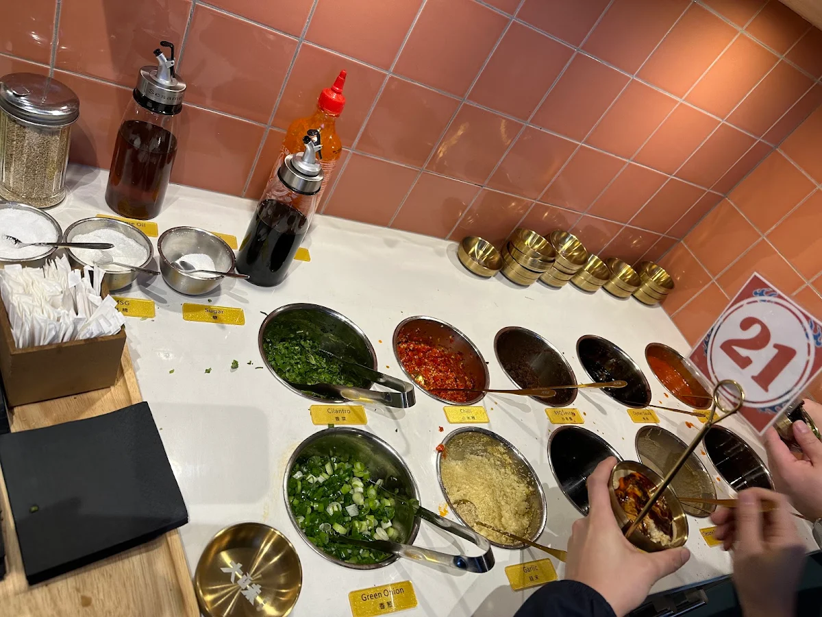 Complimentary Sauce Bar, Big Way Hot Pot (Kerrisdale)