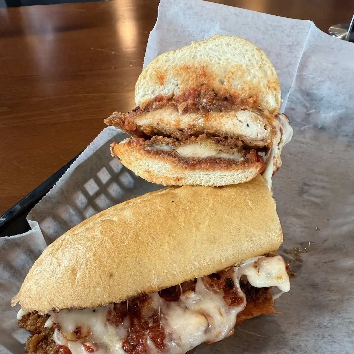Chicken Parmigiana Sandwich