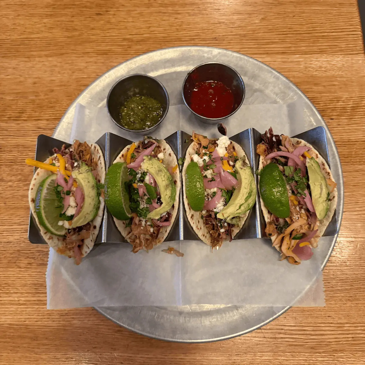 Beef Fish and Chicken Tacos