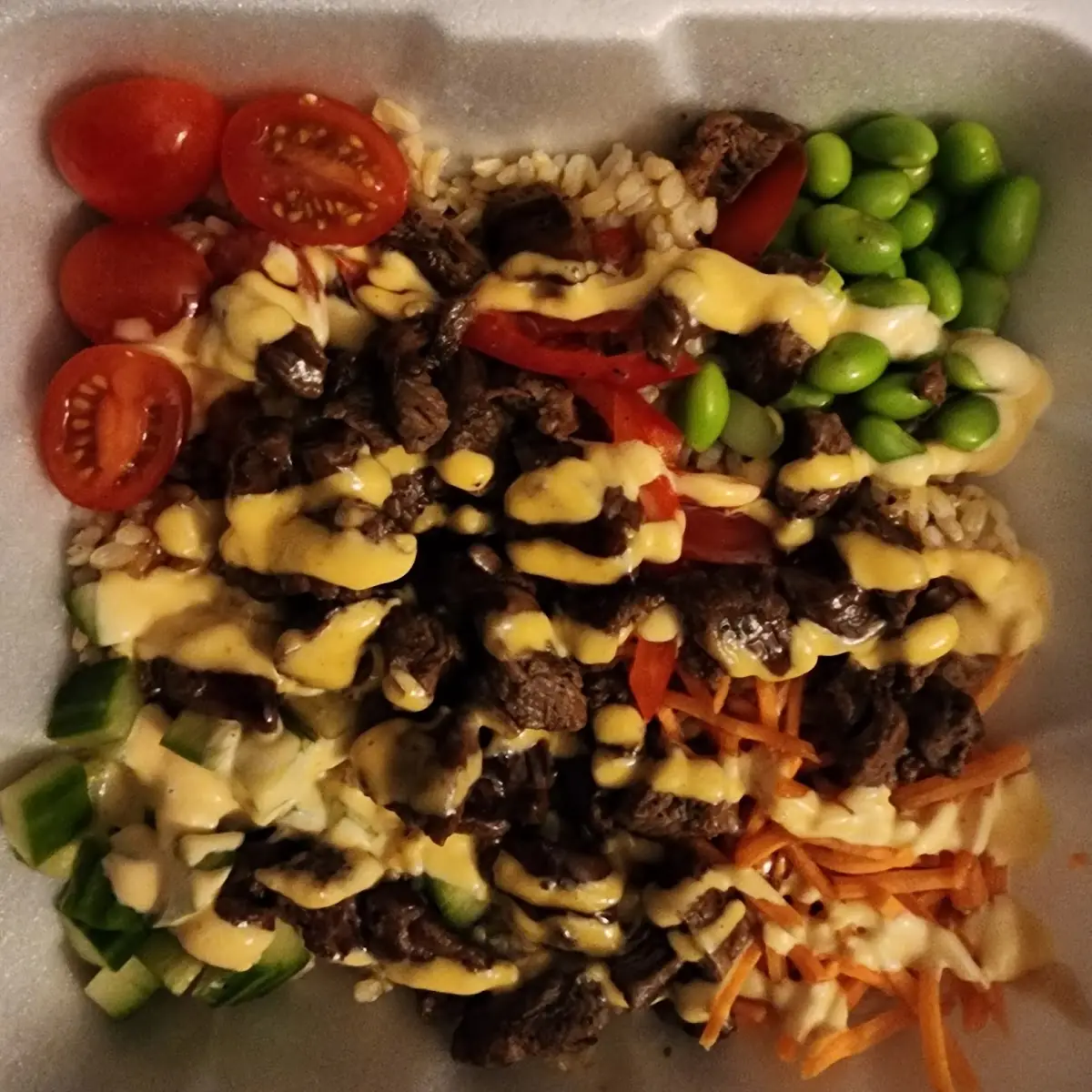 Hibachi Bowl with Brown Rice
