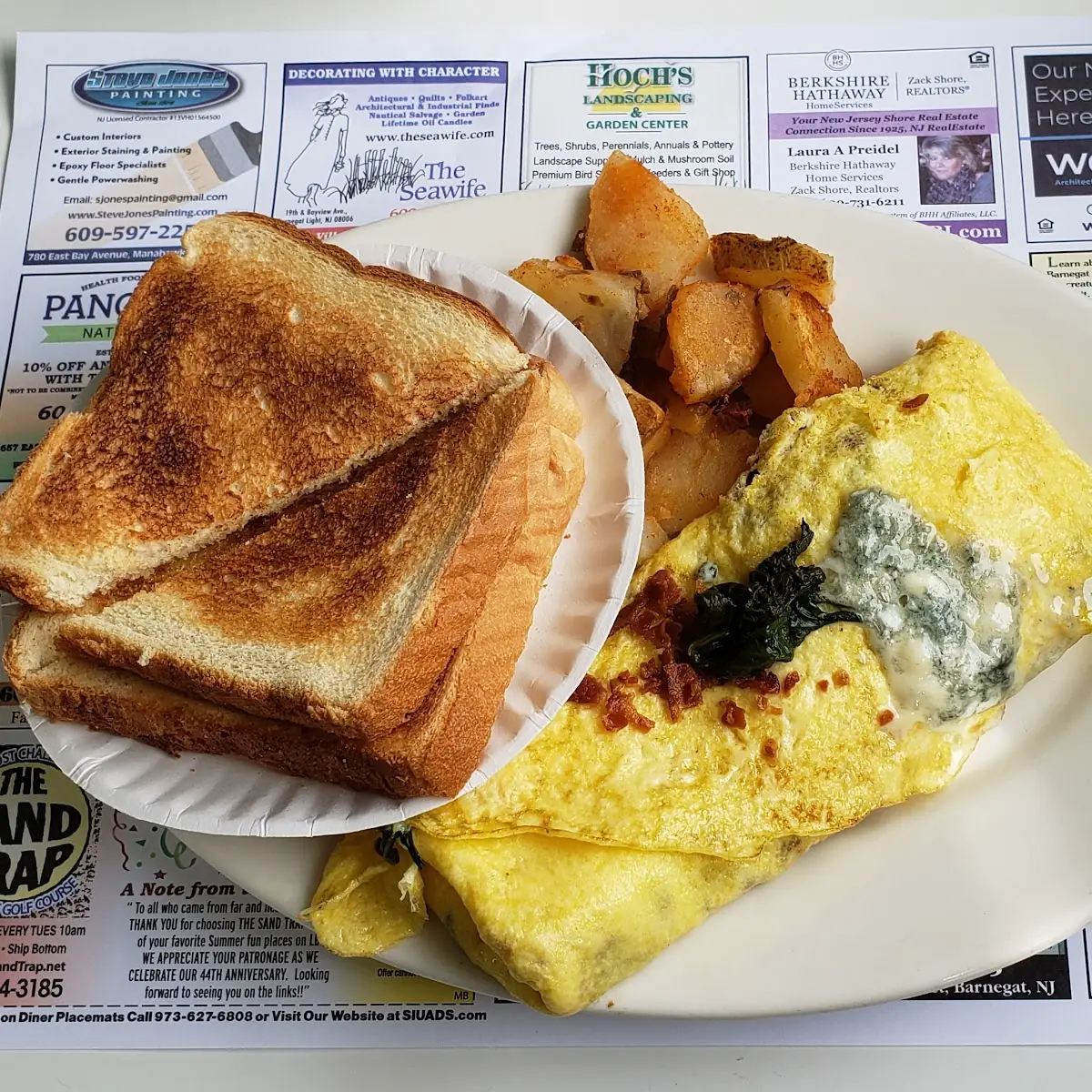 Bleu Ribbon Omelette