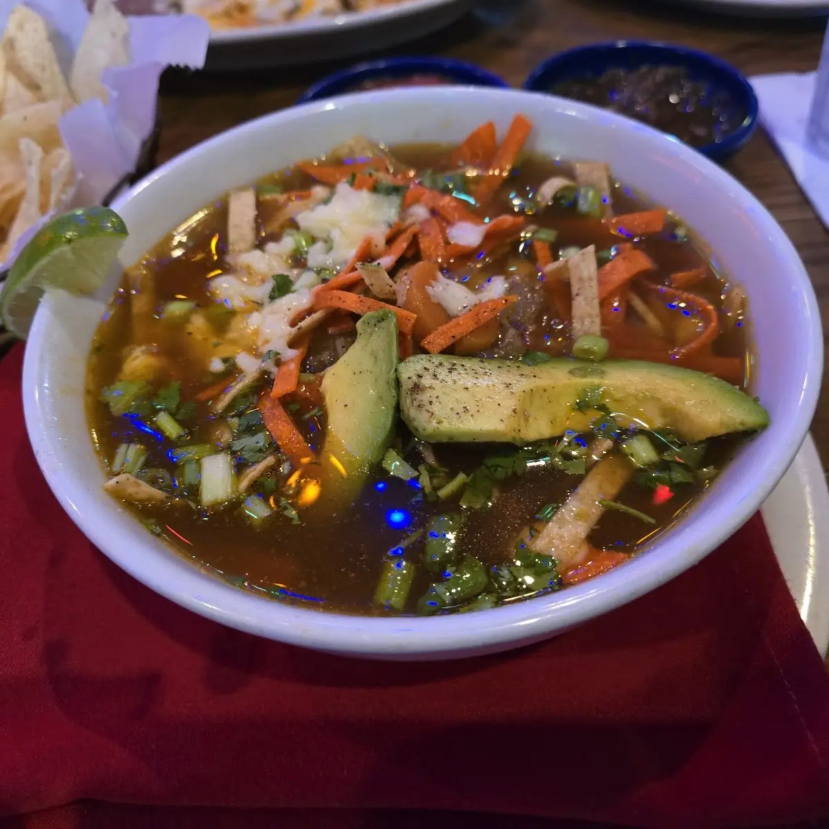 Spicy Chicken Tortilla Soup