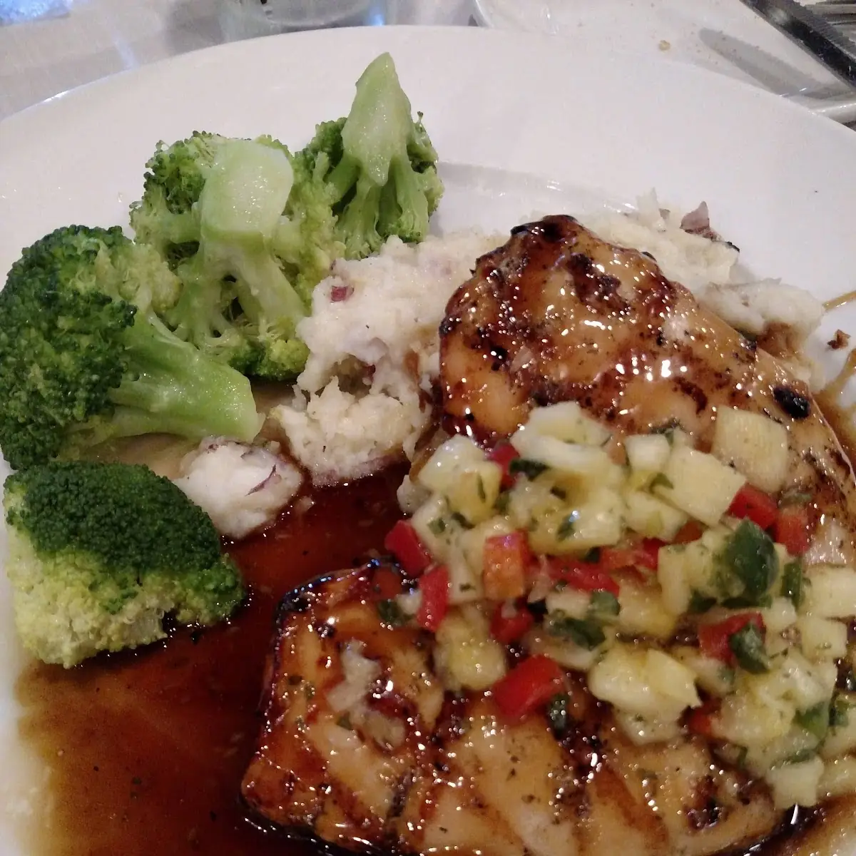 Teriyaki Chicken with Pineapple Relish