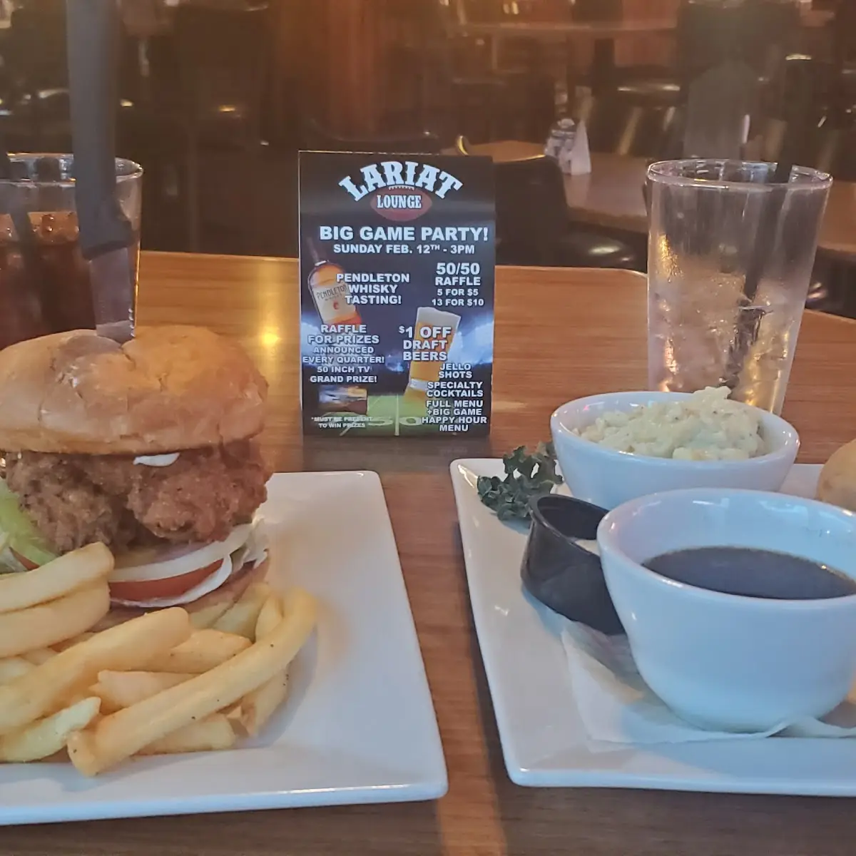 Chicken Sandwich & French Dip