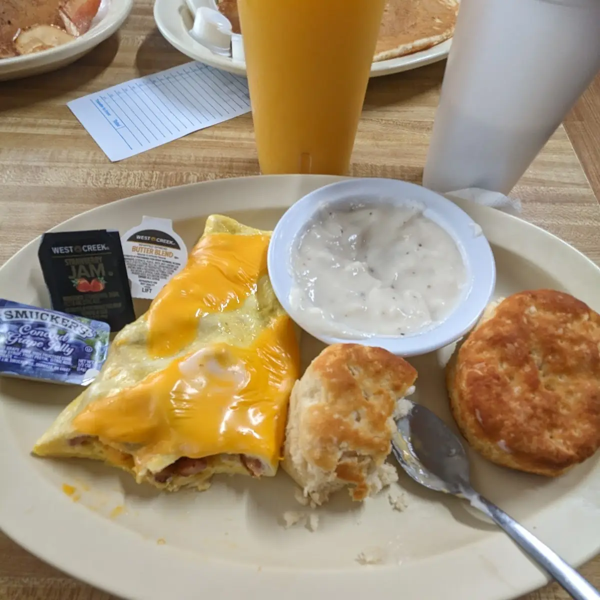 Ham and Cheese Omelette