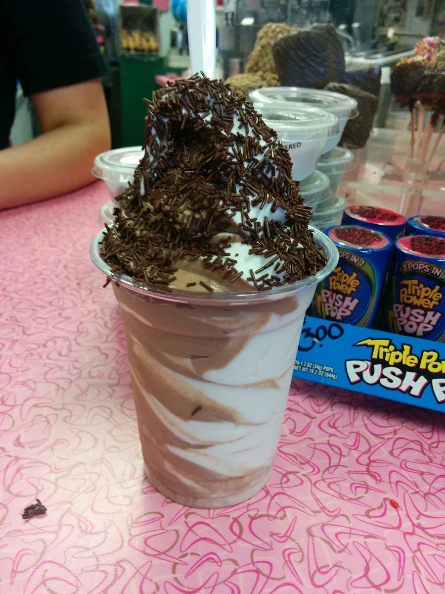 Mocha Vanilla Swirl Soft Serve
