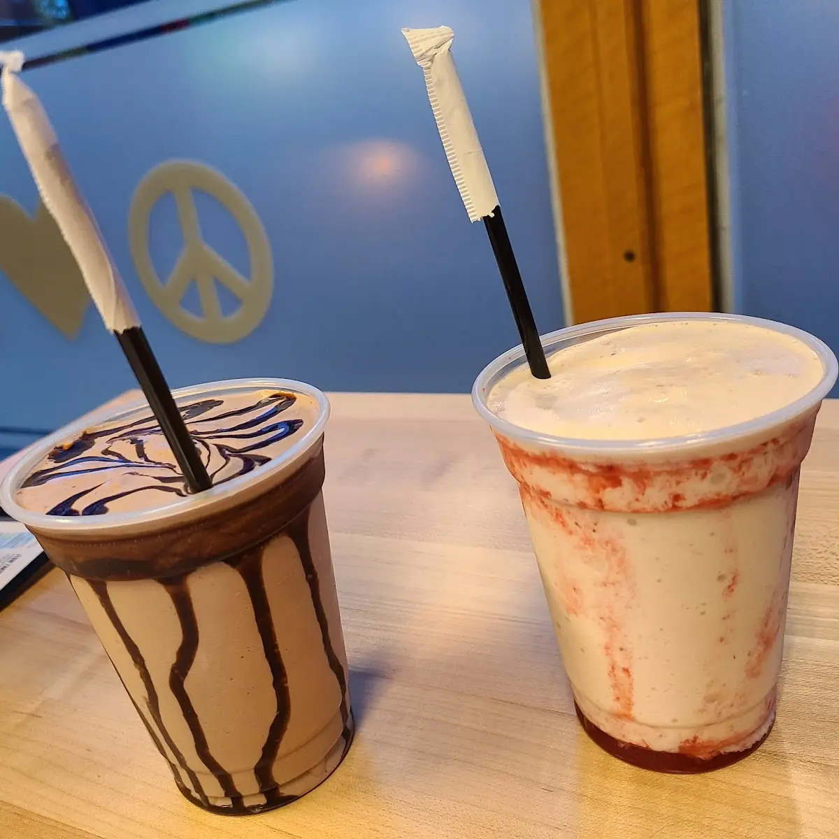Chocolate and Strawberry Shake