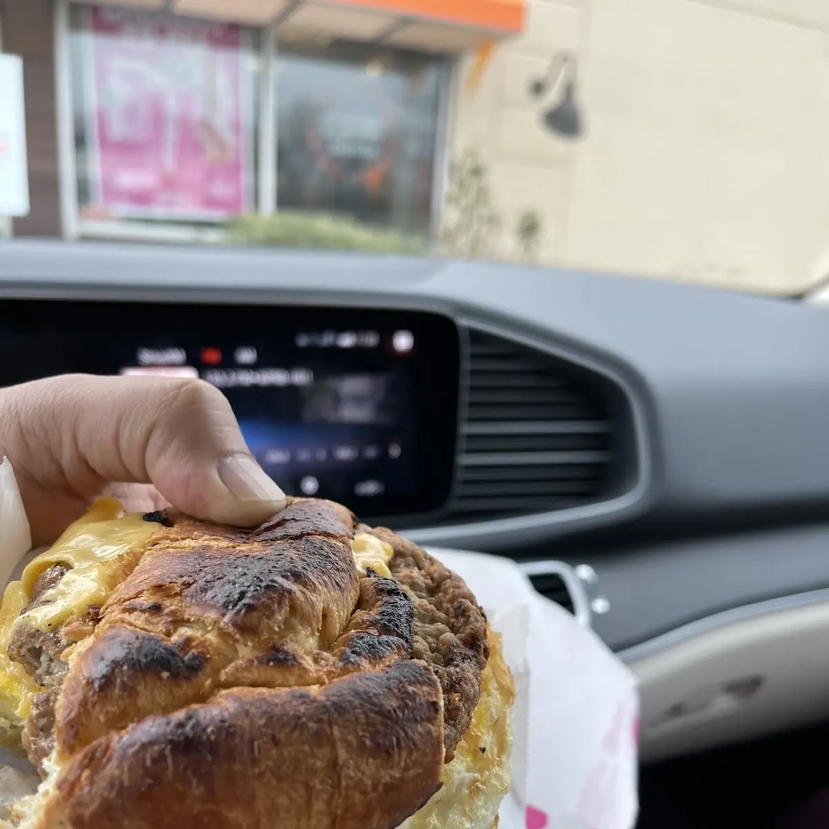 Sausage Egg and Cheese Croissant