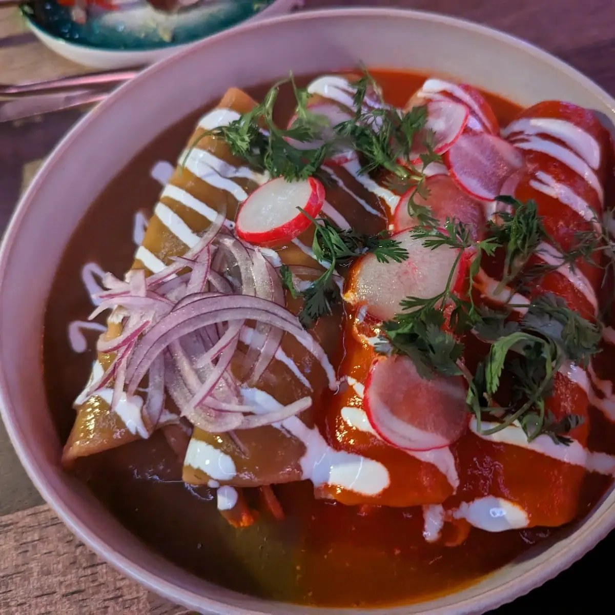 Divorced Enchilada Plate