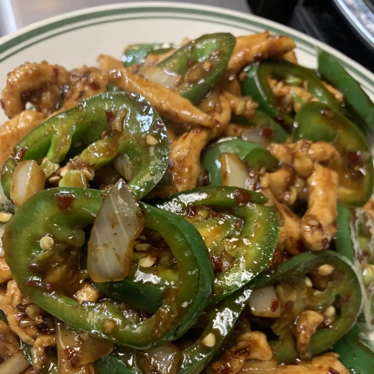 Green Pepper Chicken