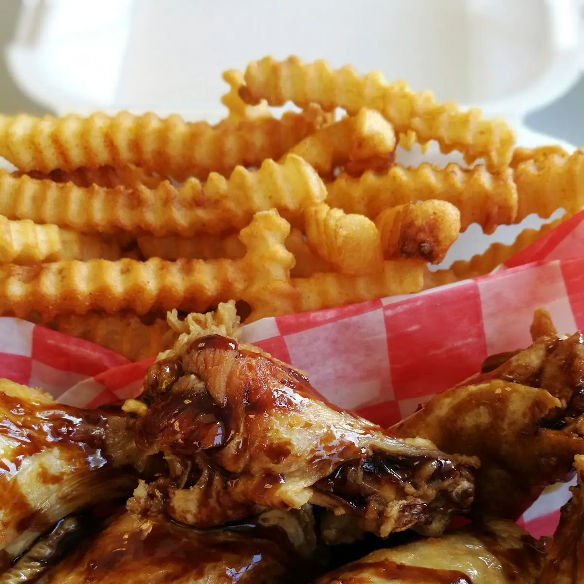 Six Wings Lunch Special with Teriyaki