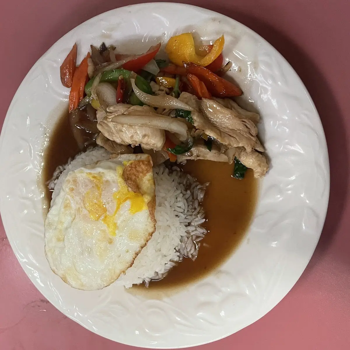 Chicken Gra Prao Spicy Basil Chicken