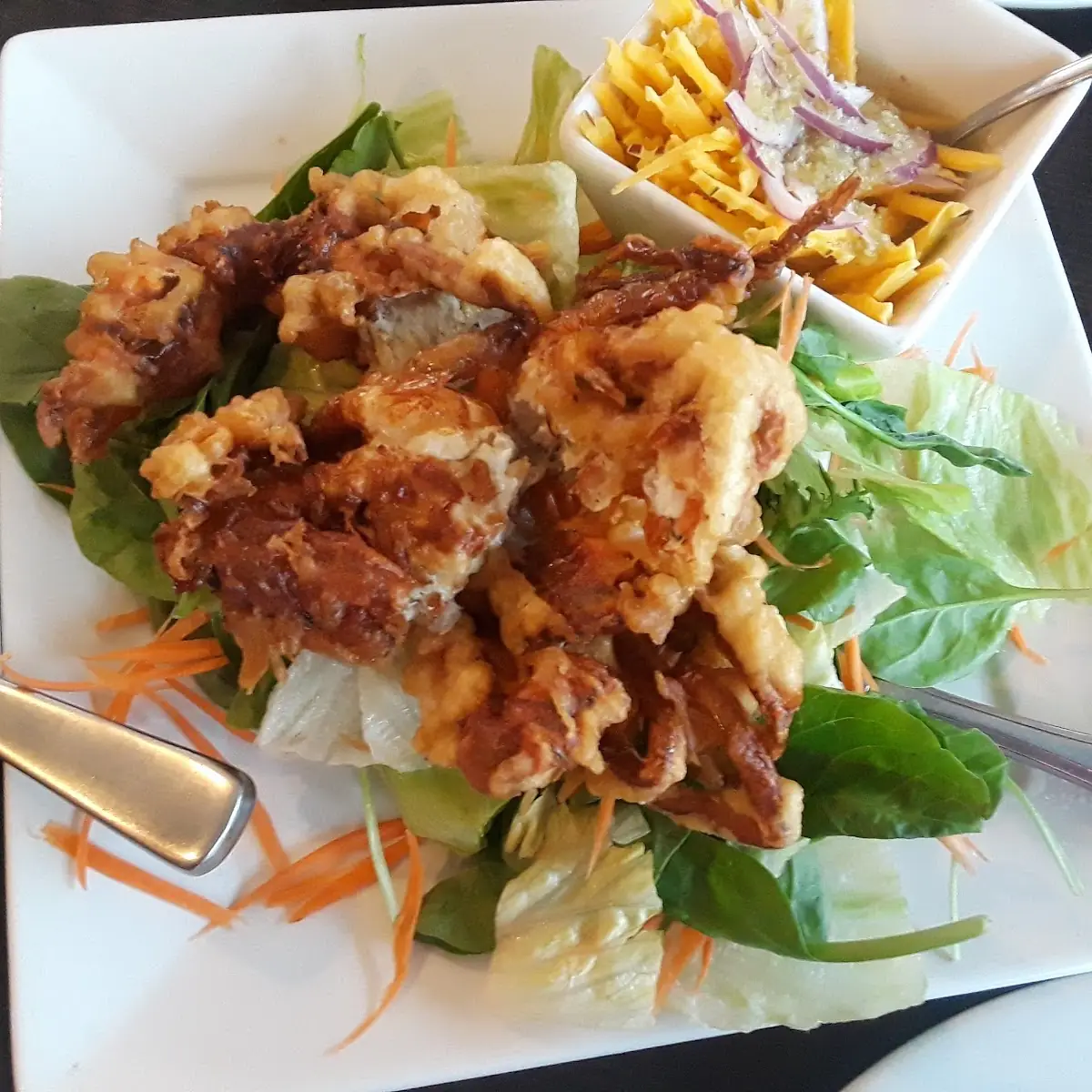 Soft Shell Crab Salad