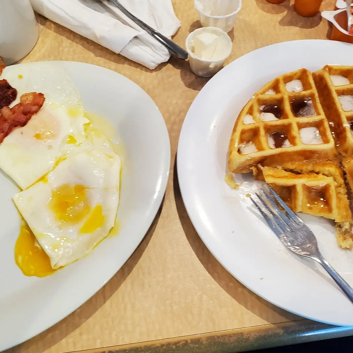 1 2 Belgian Waffle