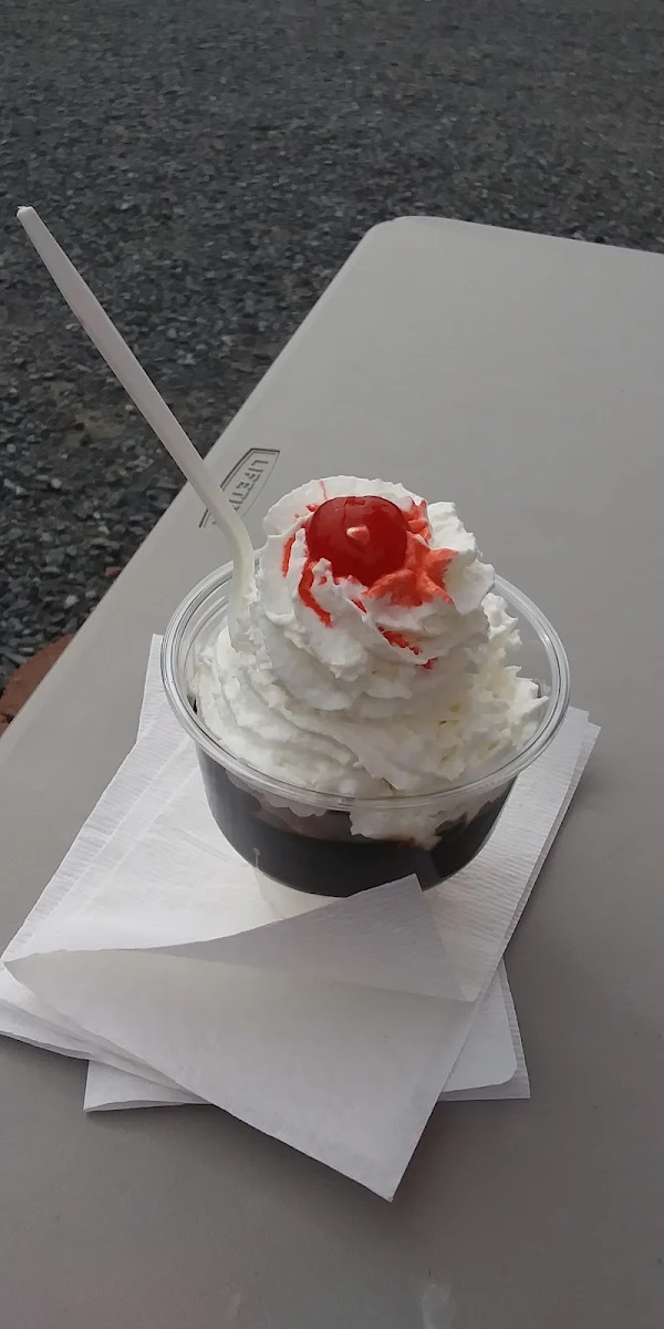 Coffee Almond Fudge Sundae
