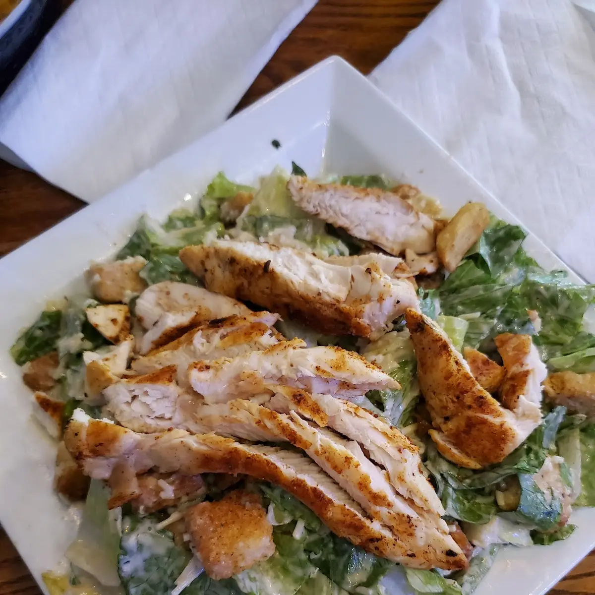 Blackened Chicken Caesar Salad