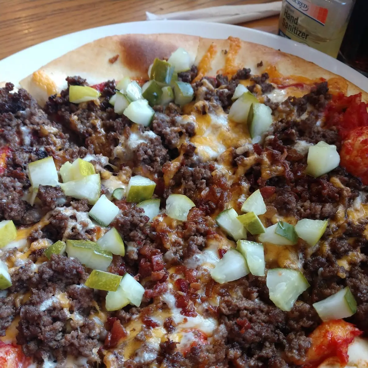Cheeseburger Pizza