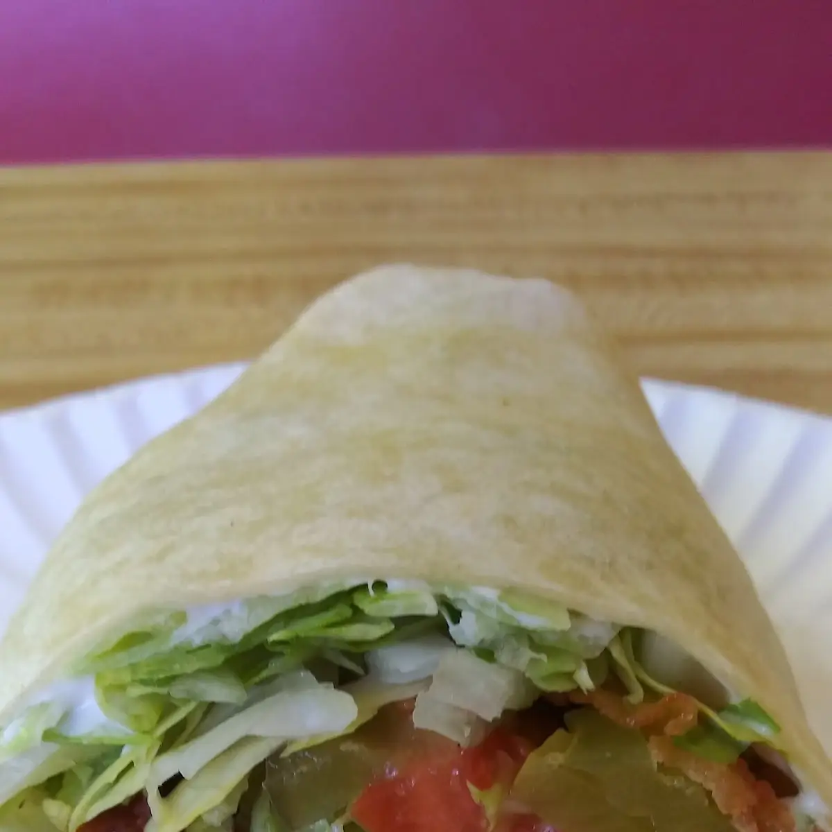 blt Wrap with Pickles and Light Mayo Yumm