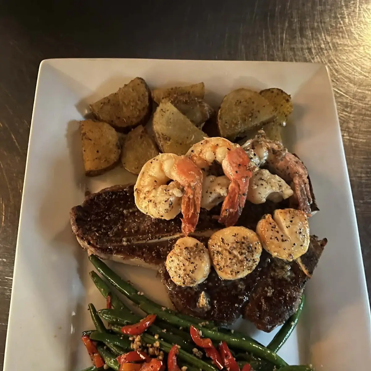 Blackened Sea Scallops