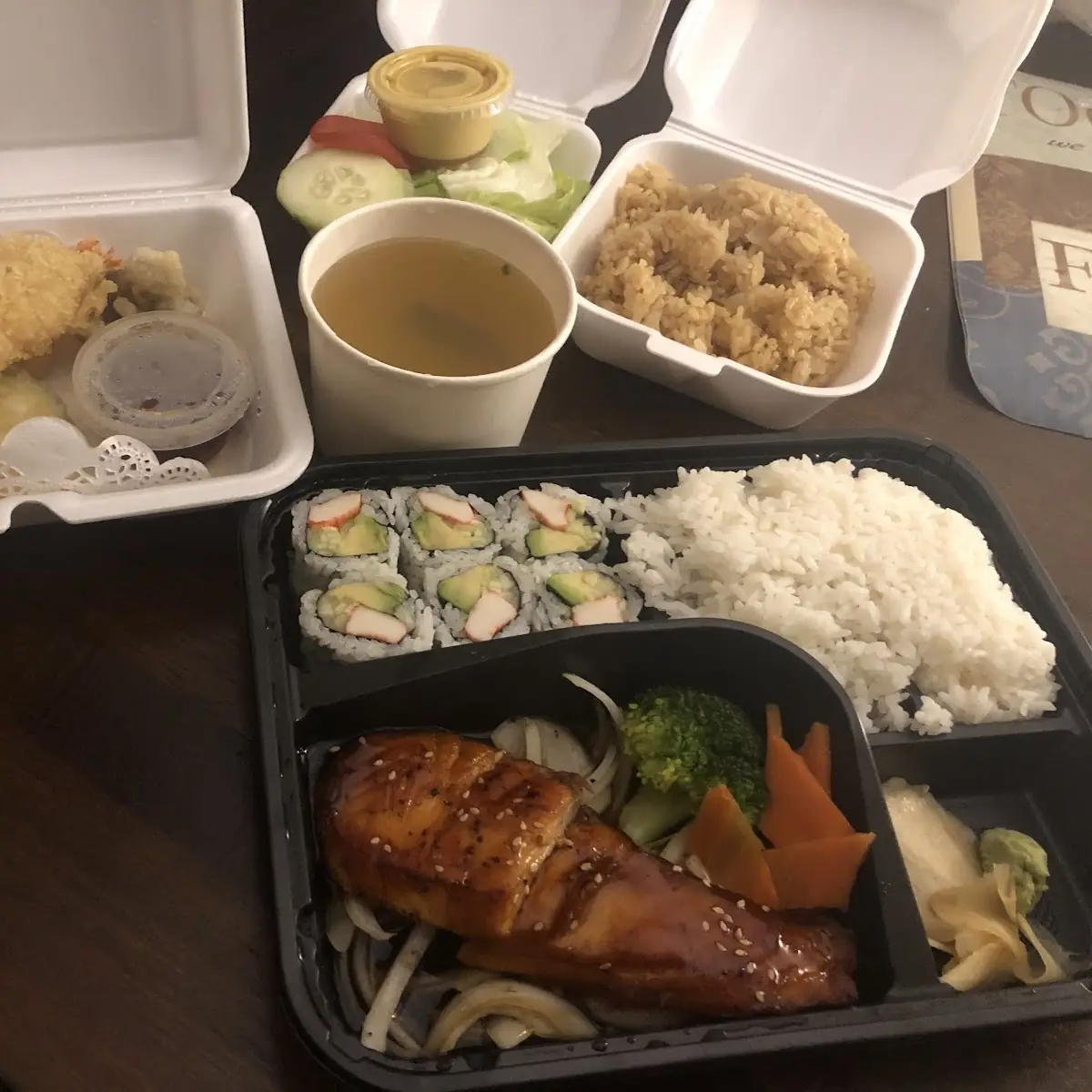 Teriyaki Salmon White Rice