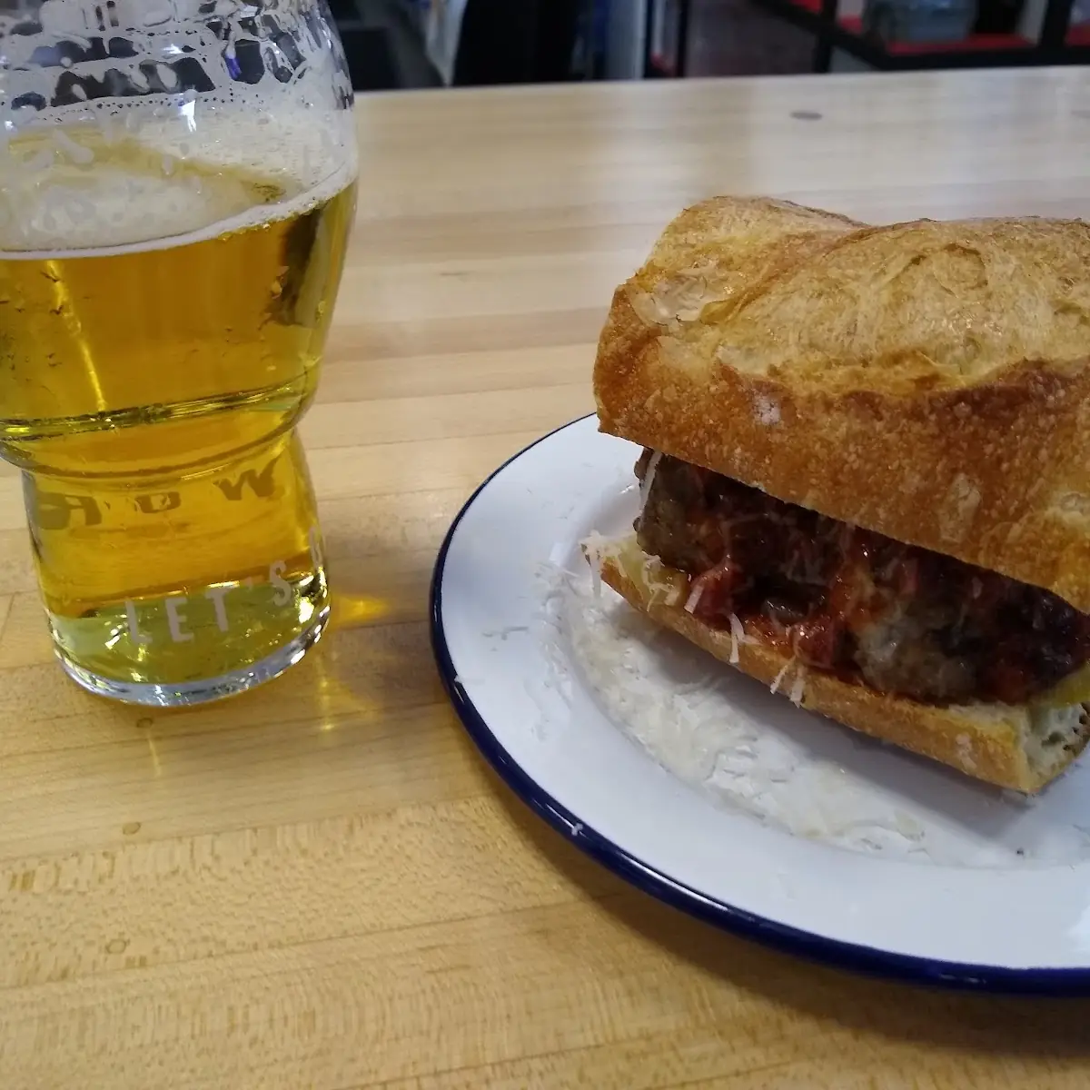 Meatball Sub with a Pint of Future Tense