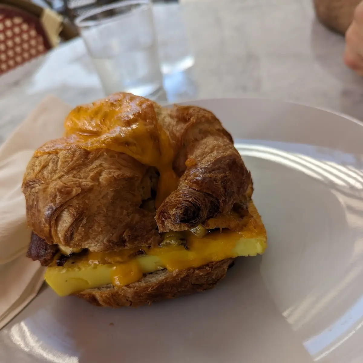 Bacon Egg and Cheese Croissant