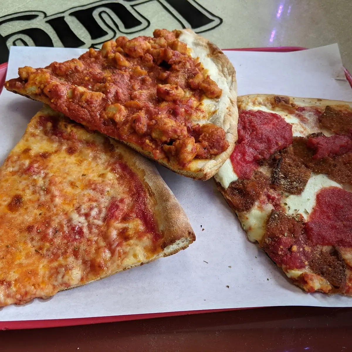 Sausage Pizza Slice