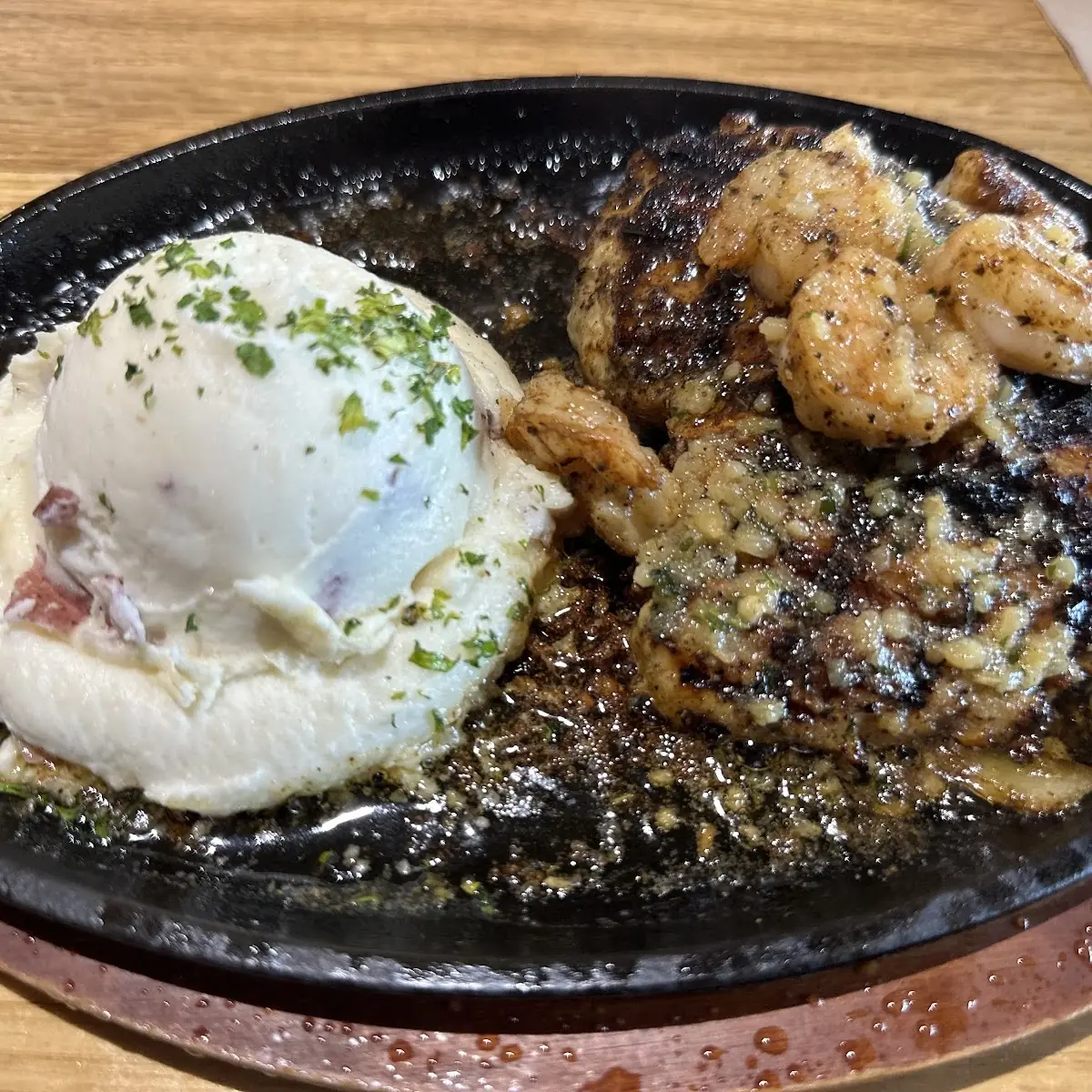 Shrimp 'N Parmesan Sirloin