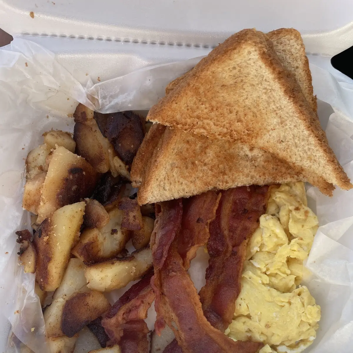 Eggs Home Fries & Toast