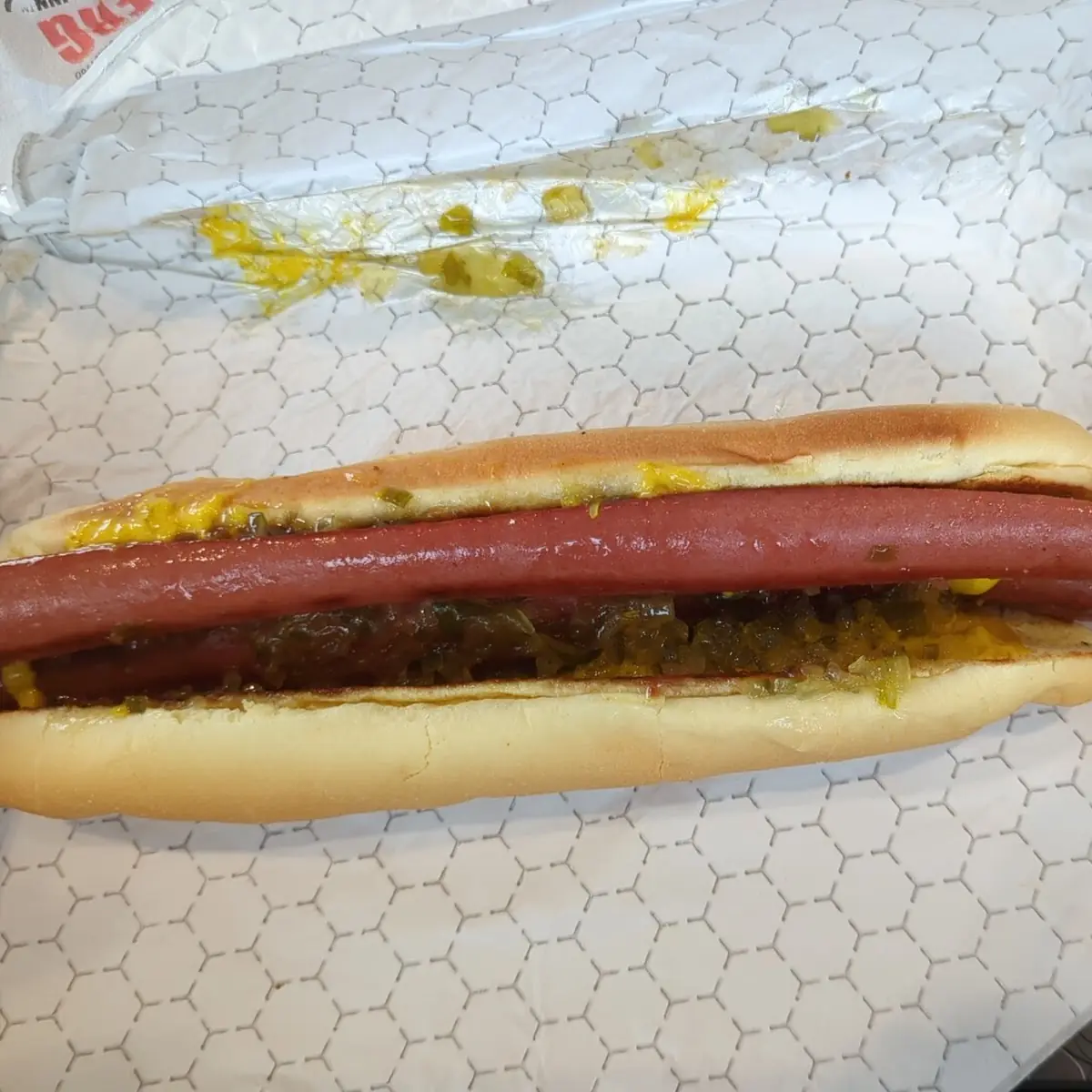 Foot Long Hot Dog