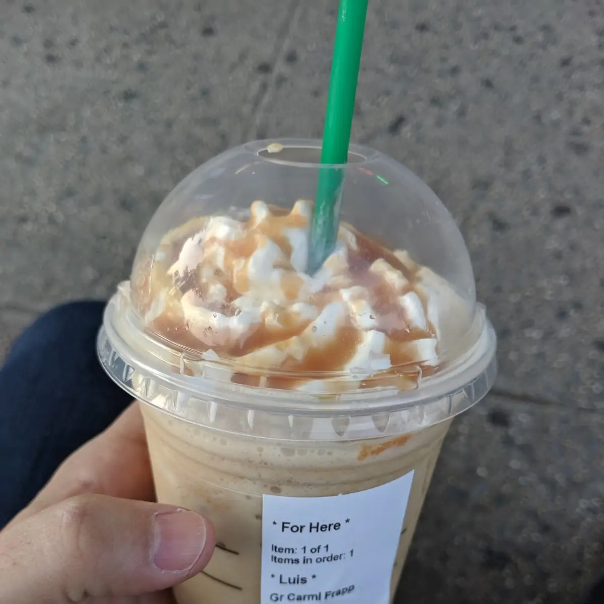 Caramel Frappuccino Blended Beverage