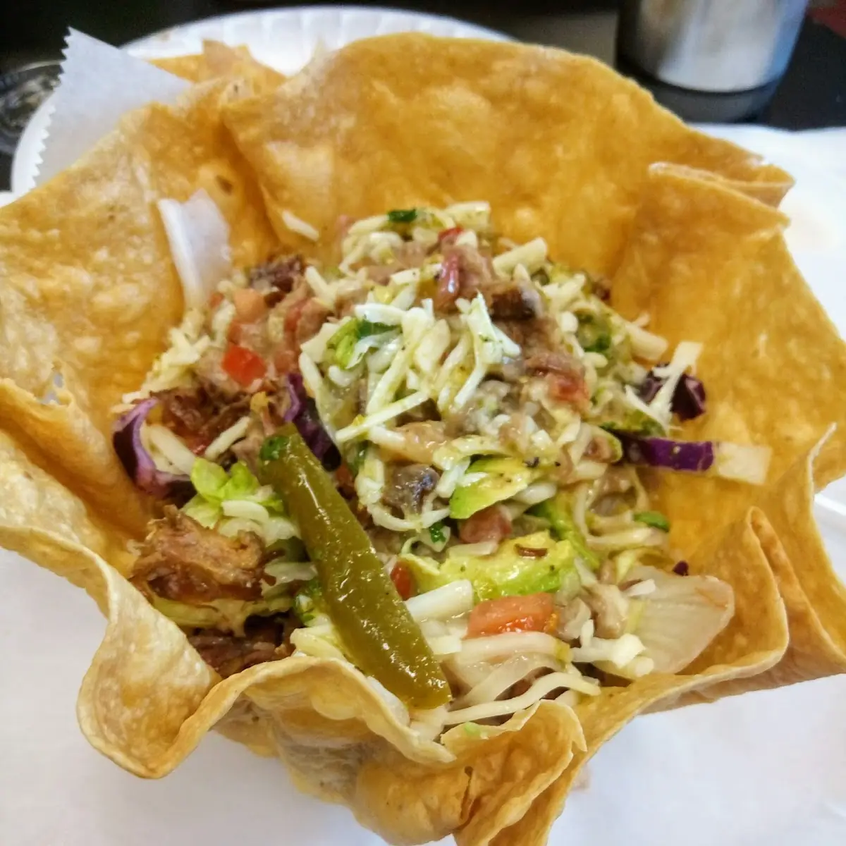 Carnitas Taco Salad