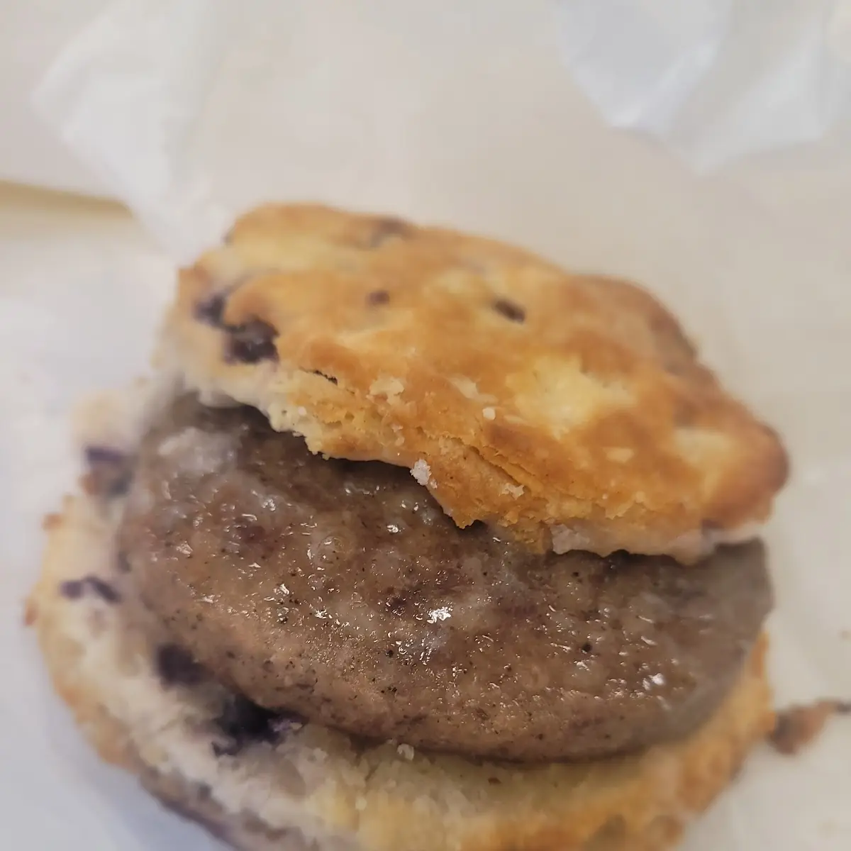 Bo Berry Sausage Biscuit