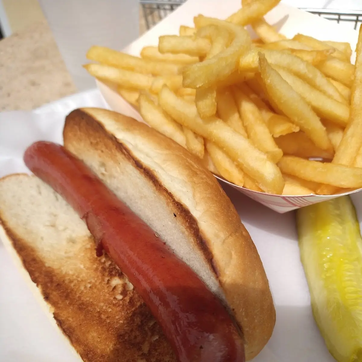 Hot Dog and Fries