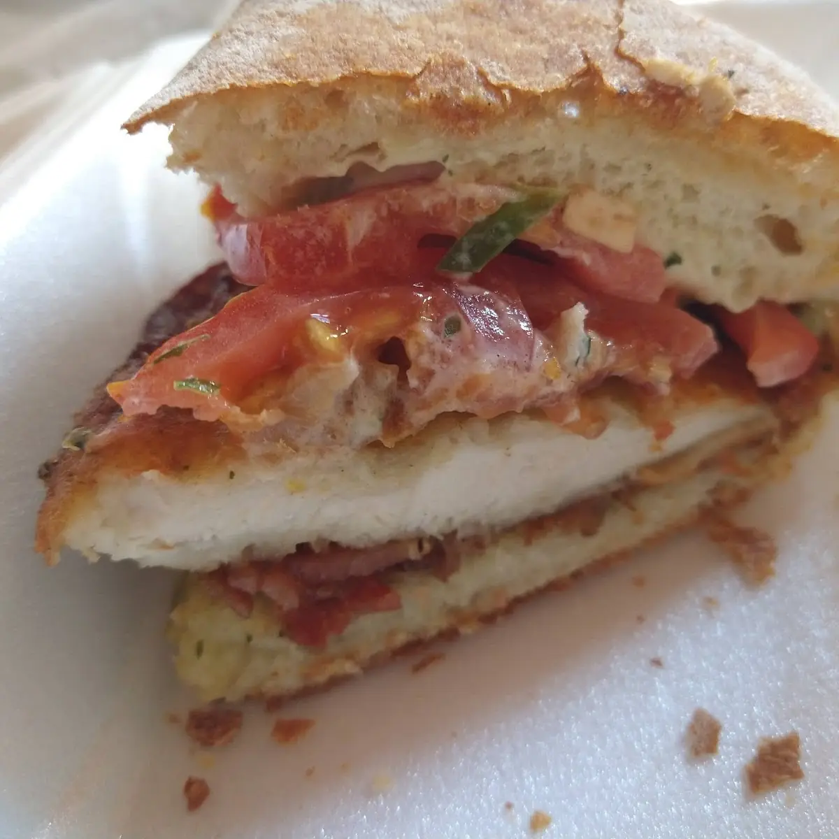 Italian Chicken Cutlet Sandwich
