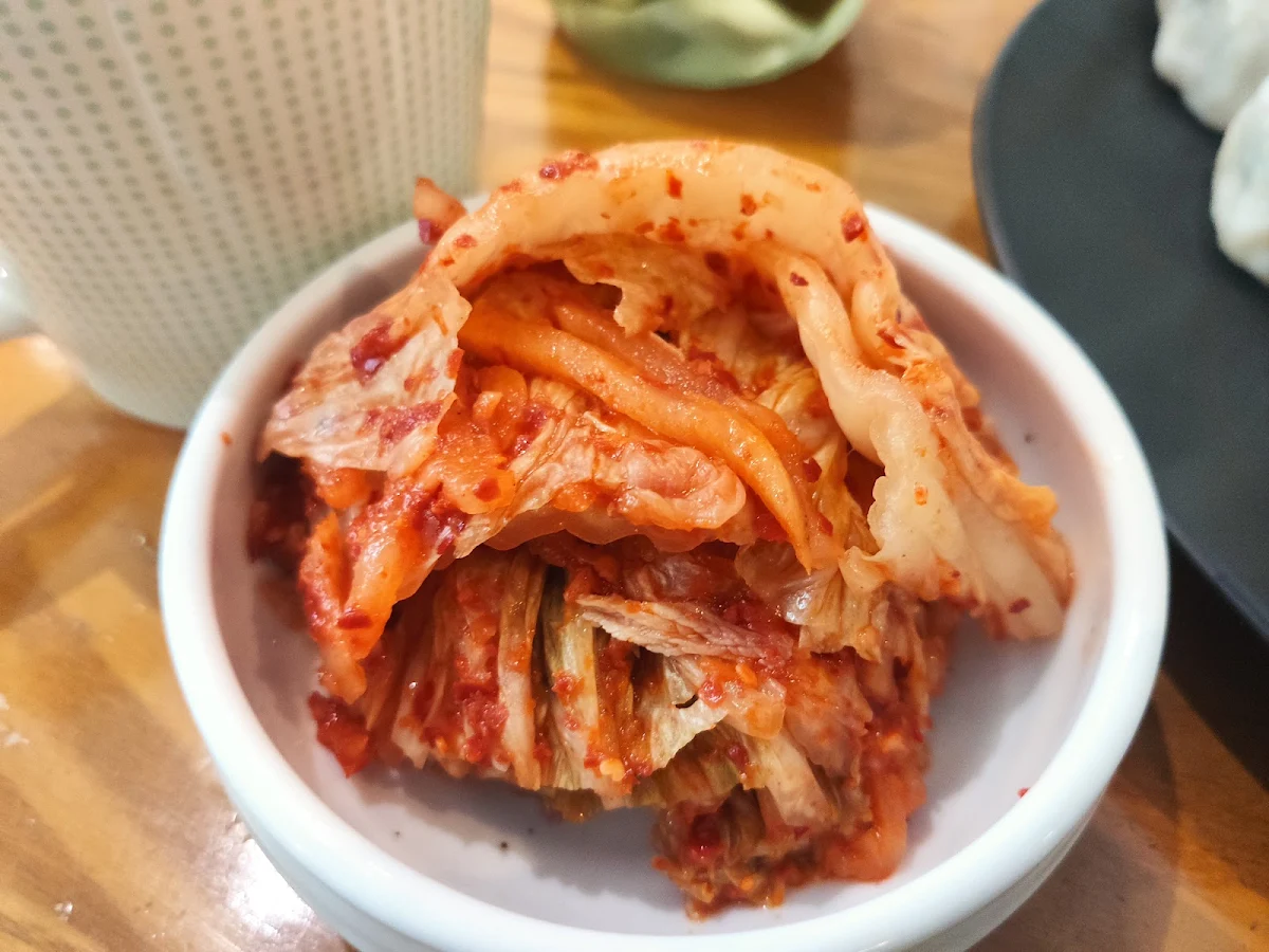 Steamed Kimchi Dumplings