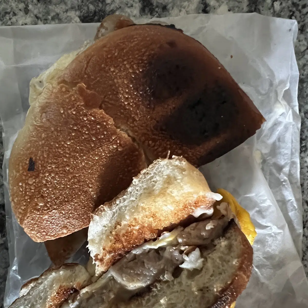 Sausage Egg Cheese Bagel
