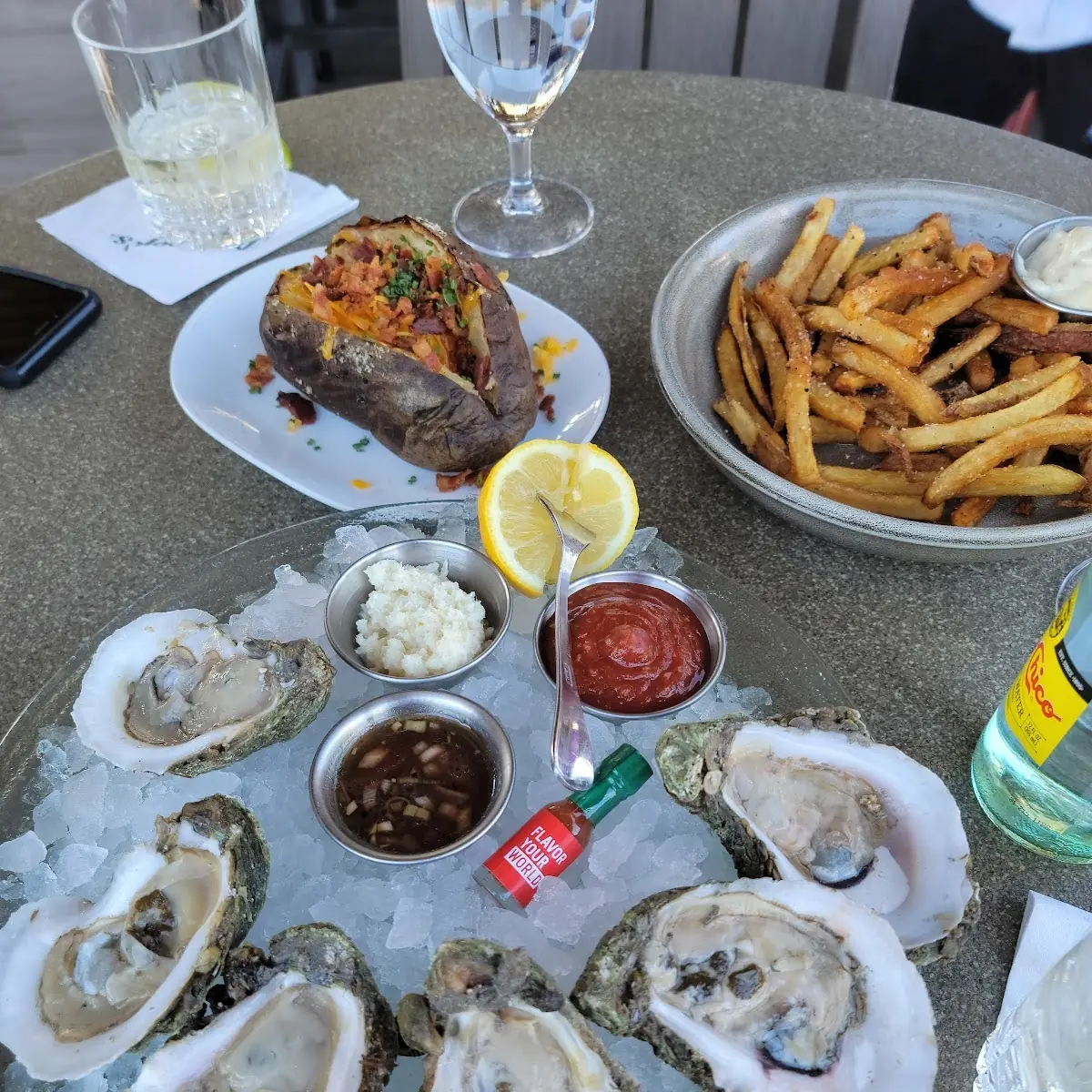 Fresh Oysters on the Half Shell