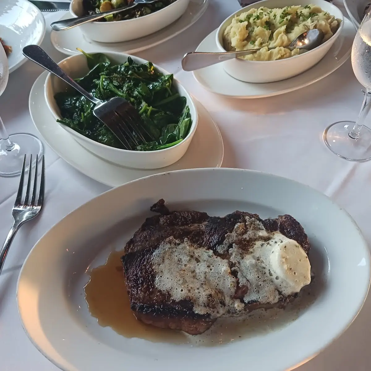 Wagyu Ribeye Steak with Bone Marrow