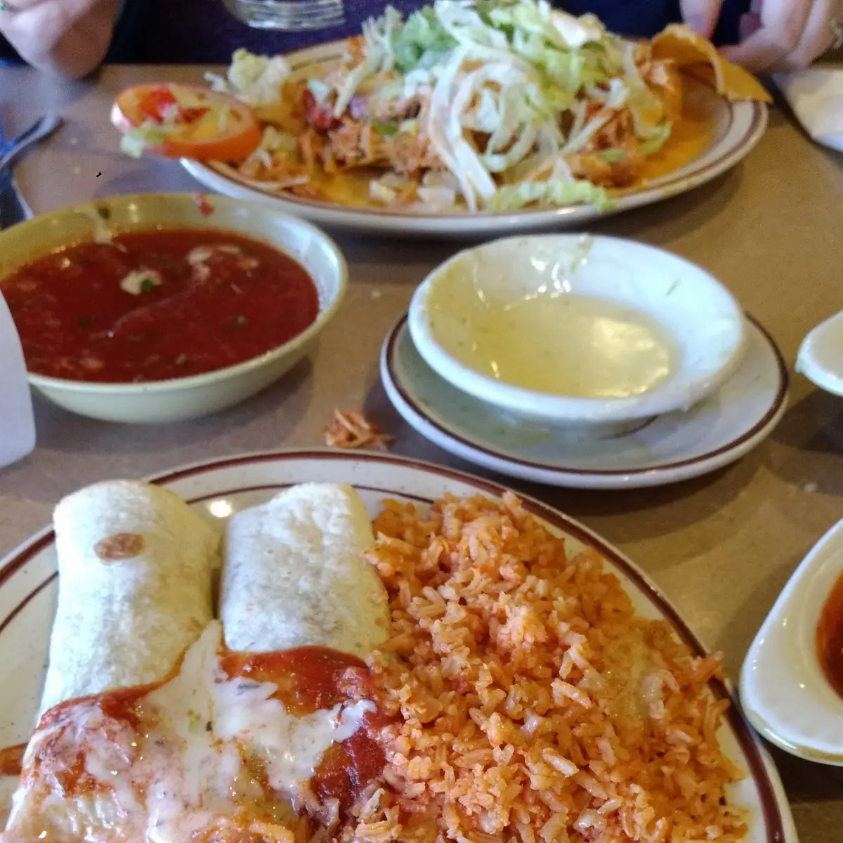 11. One Beef Burrito, One Taco and One Enchilada