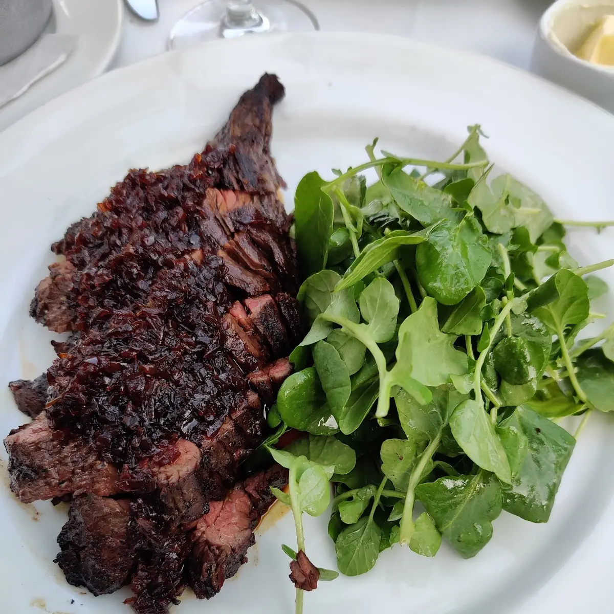 Hanger Steak with Fries